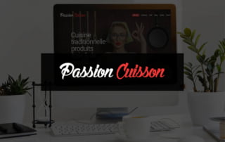 Présentation du webdesign du restaurant Passion Cuisson